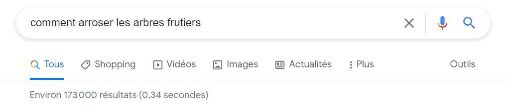 resultat recherche google